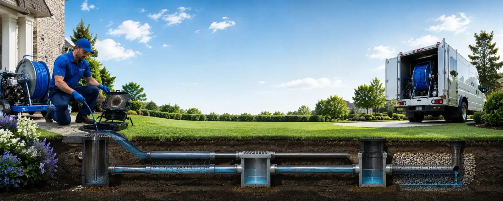 Outdoor drain cleaning information for Coweta, OK
